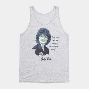 Sally Ride Portrait and Quote Tank Top